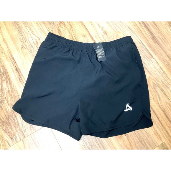 NWT Men's SILKWORLD Swim Shorts  Black With Pockets - Size L - Picture 1 of 5